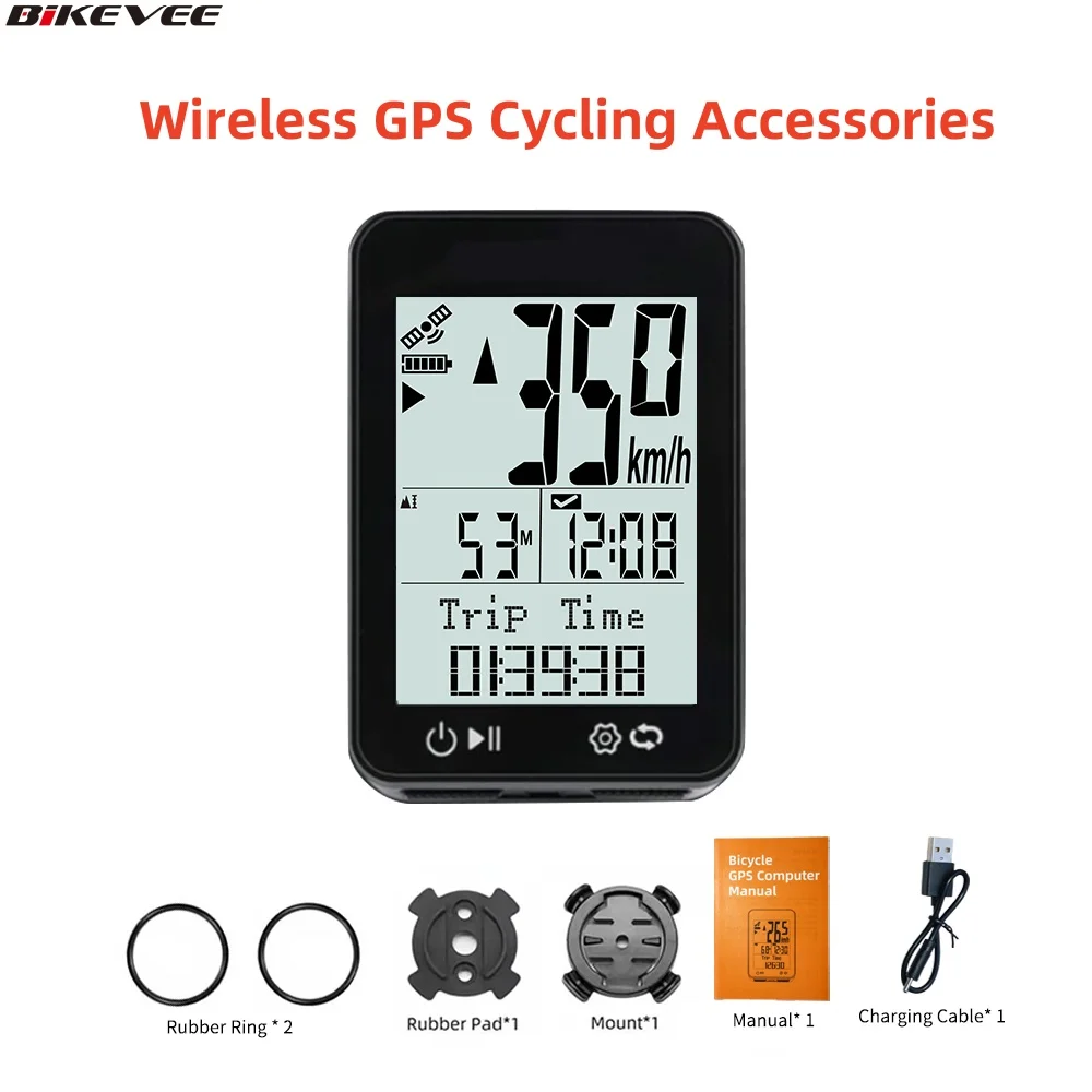 8 Types Multilanguage Wireless Bike Computer Waterproof GPS MTB Road Riding Speedometer Odometer Stopwatch Bicycle Computer