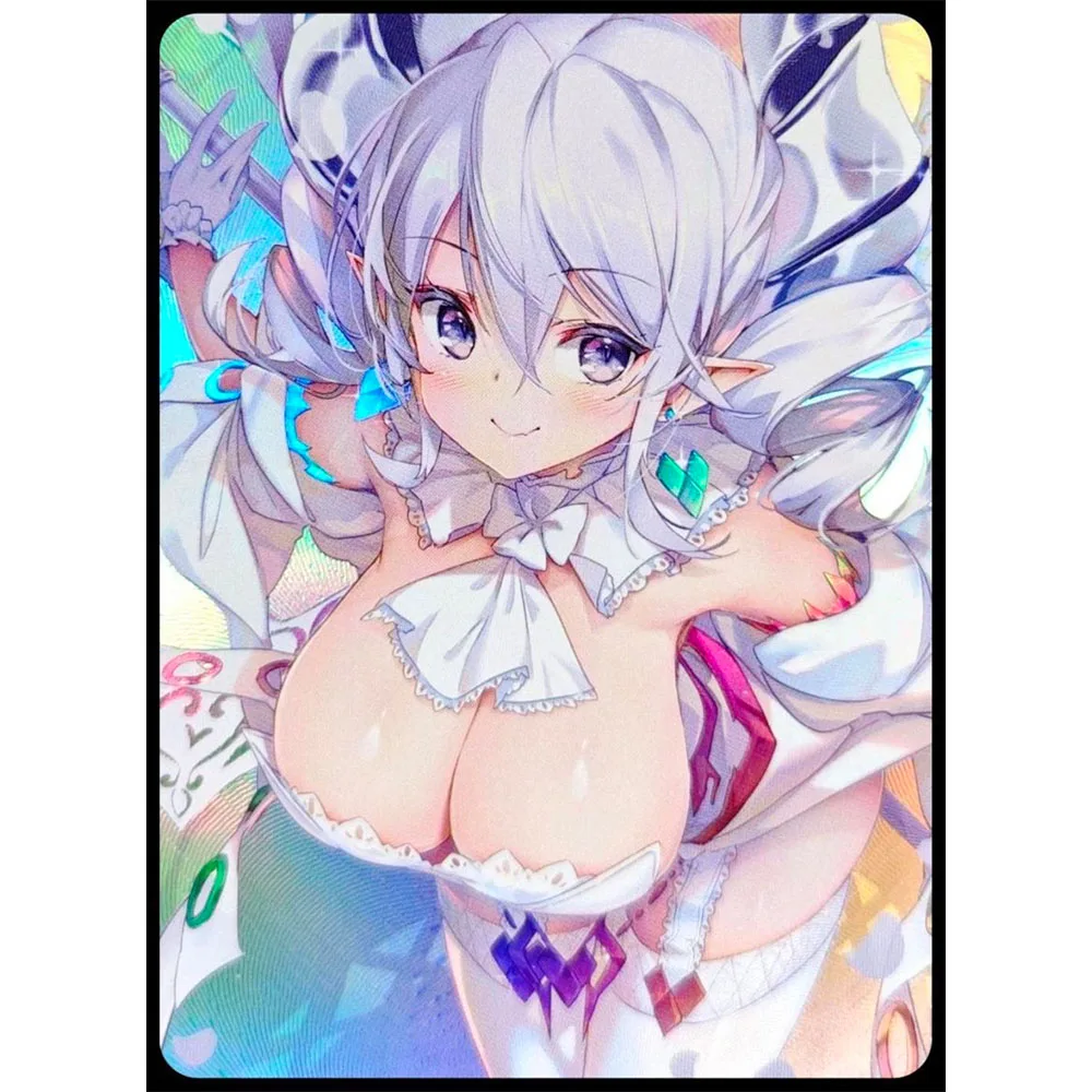 Anime Goddess Story DIY ACG Yor Forger Mouri Ran Labrynth Premium Flash Collectible Card Boy Games Toys Christmas Birthday Gifts