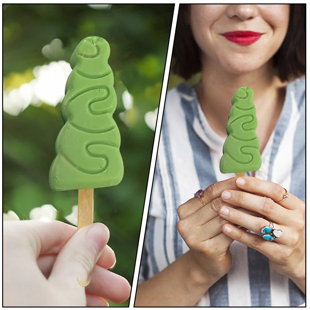 

Christmas Tree DIY Ice Cream Mold Silicone Popsicle Maker Safe Treats Popsicle Mold Silicone Die