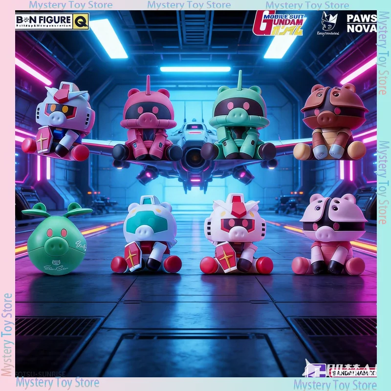 

Новая коллекционная фигурка Bandai Bnfq Samsam Gundam Play Series Lucky Blind Box Mystery Box, модель-украшение, подарок для фанатов