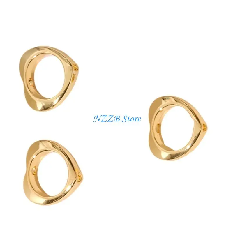 

T21F Pack of 10 Elegant Bead Connectors for Jewelry Crafts Bracelet Necklace Supplies