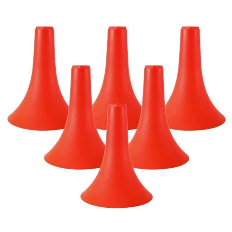 

NEW-6 Pcs Training Cones, Basketball Training Cone Football Basketball Speed Agility Grab Training Marker Cones