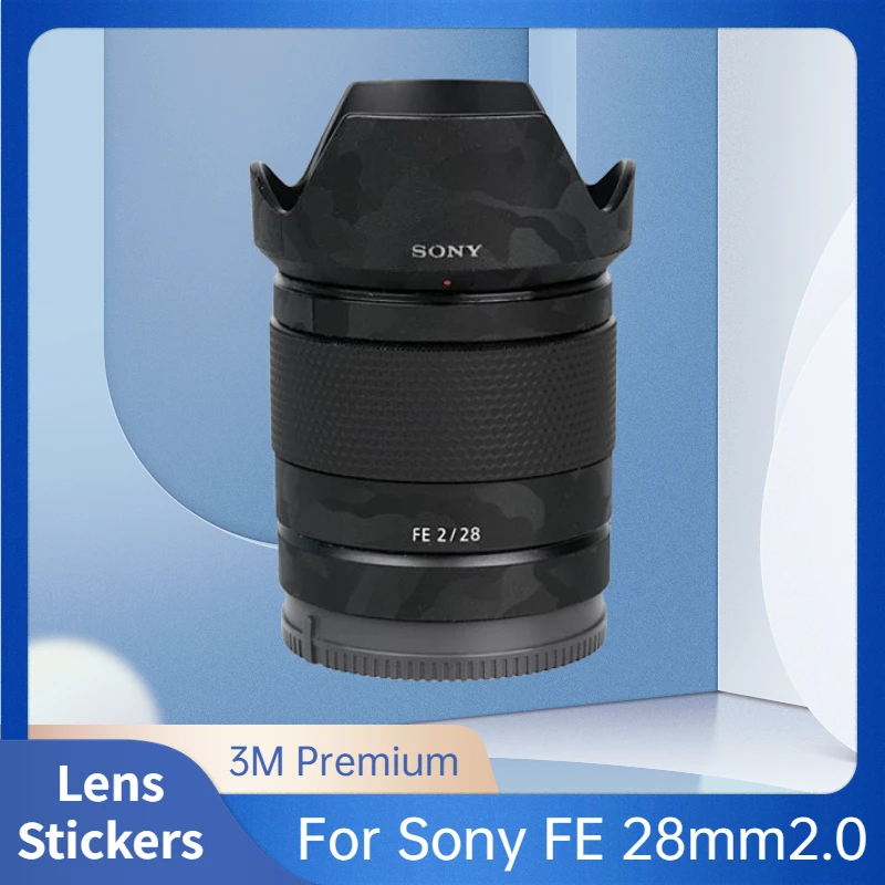 SEL28F20 Camera Lens Sticker Coat Wrap Protective Film Body Decal Skin For Sony FE 28 F2 28mm 2.0 28mm/2.0 FE28mm/2