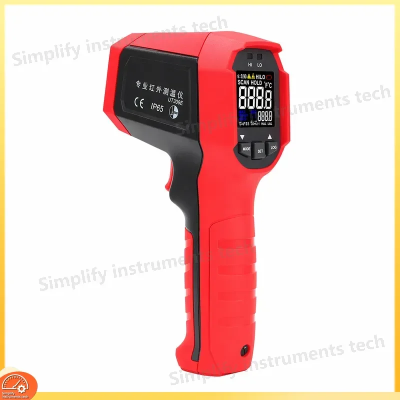 Industrial Infrared Thermometer Non Contact Double Laser Temperature Gun UT309 Series Digital LCD Thermometer for HVAC