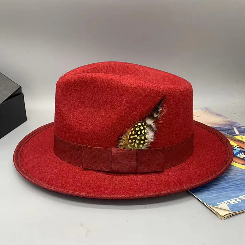 hats pie men wool hats lady hat felt church hat unisex bowknot jazz hat for men and women wholesale price cowboy hat