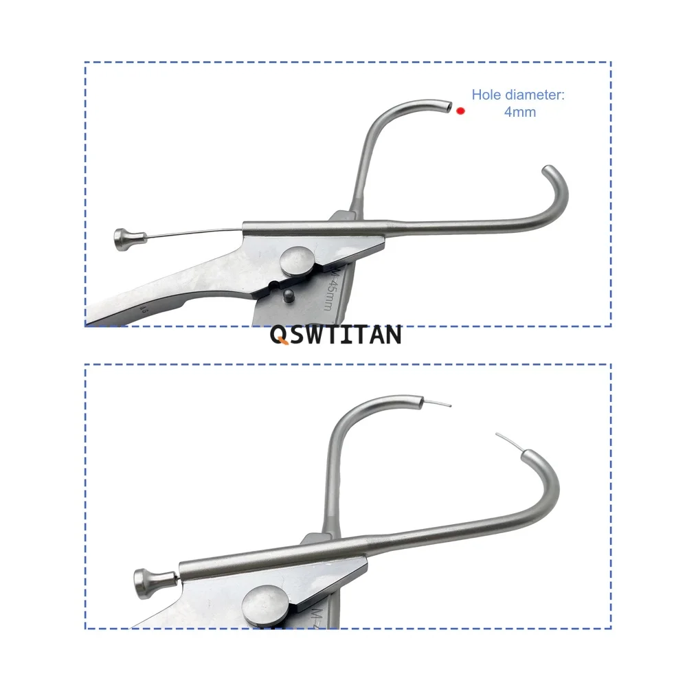 أداة تمرين الأسلاك المجوفة من الفولاذ المقاوم للصدأ لجراحة العظام