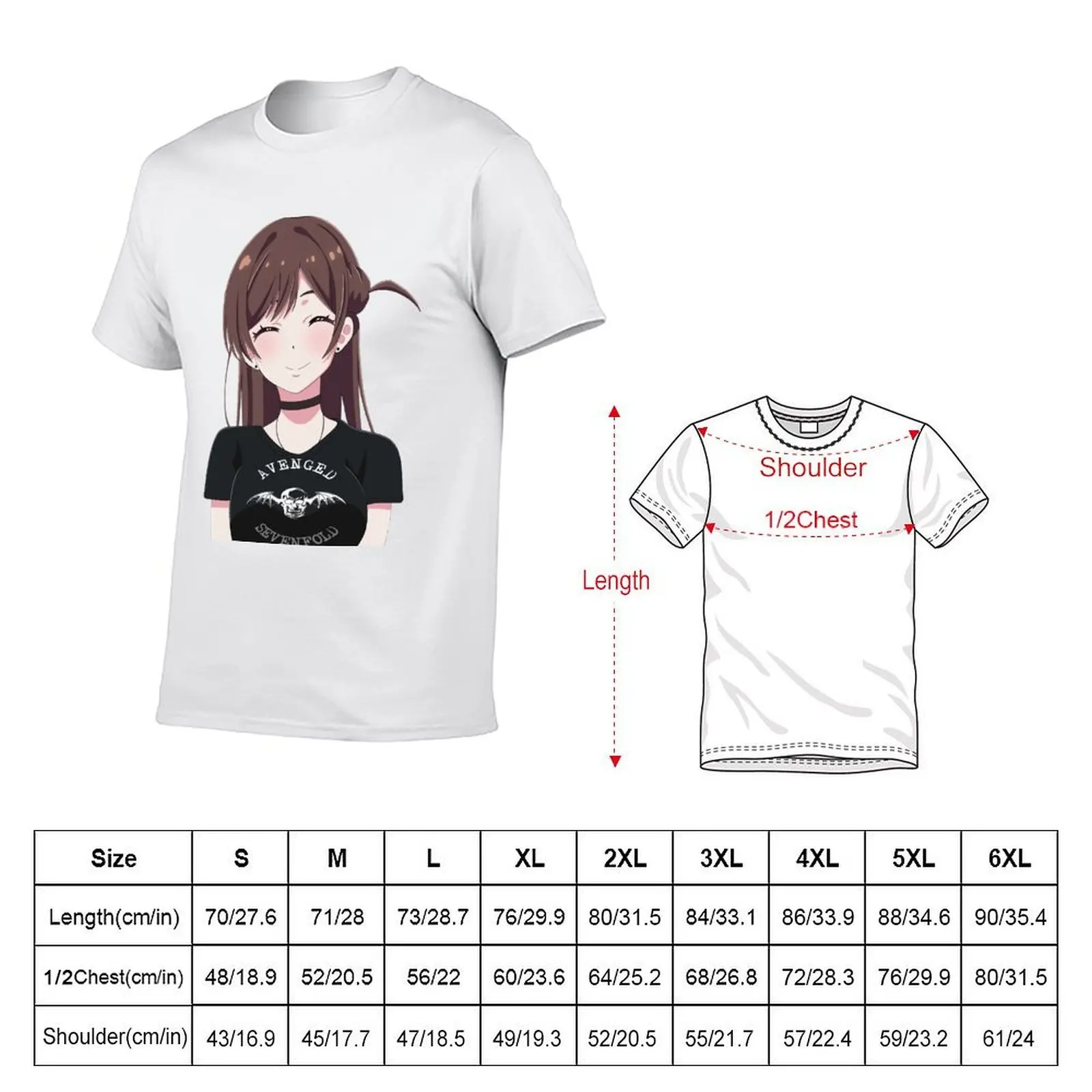 Funny Gift For Rent Ichinose A Girlfriend Vintage Photograp T-Shirt tops plus size tops men graphic t shirts