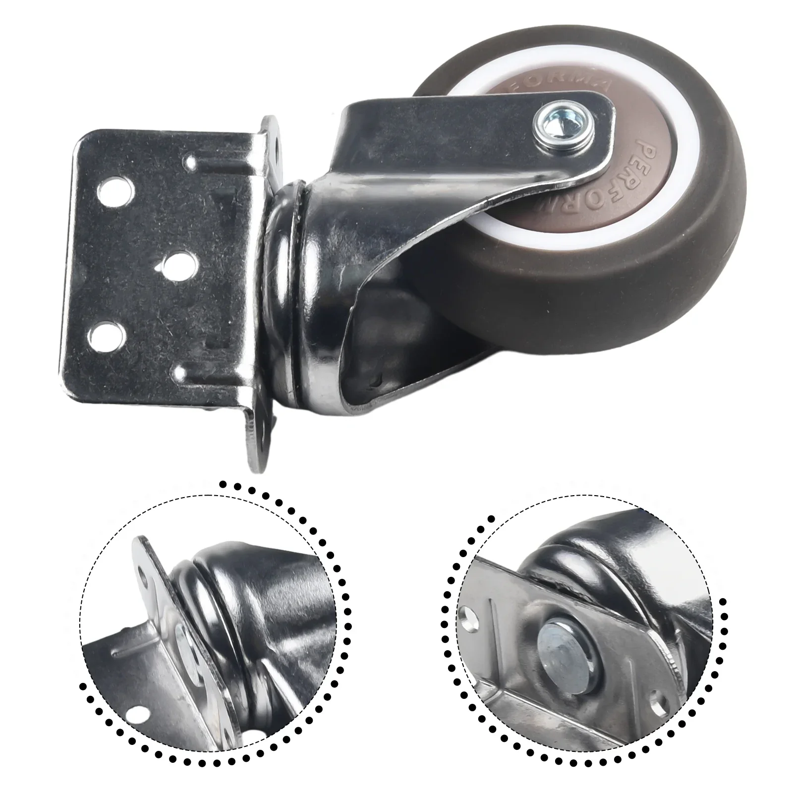 

1pcs Heavy Duty Casters 20kg Mute Swivel Wheels For Moving Furniture Chair Crib Furniture Hardware Tools Accessories