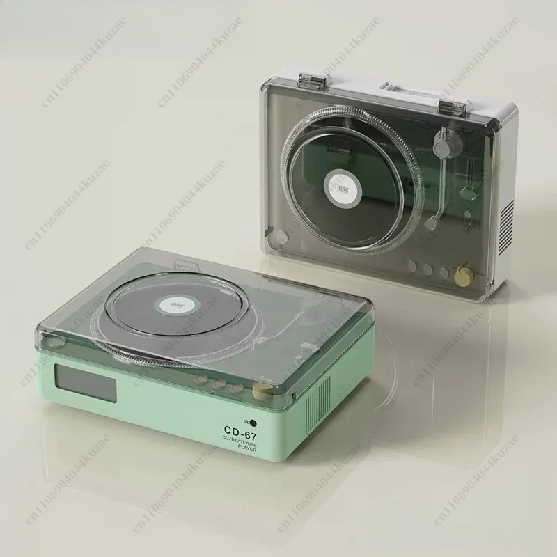 FMT Retro All‑In‑One Hi‑Fi CD Player, Home Stereo Audio System for Music Album Disc Playback