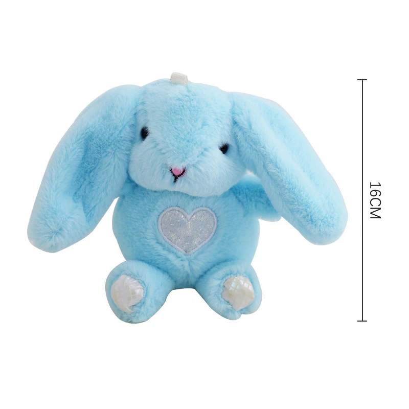 Plush Toy Long Ear Rabbit Bunny Kawaii Cartoon Animal Cute Stuffed Doll Friend Birthday Gift Christmas Present Party Decoration