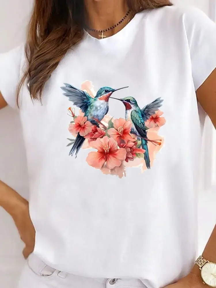 

Женская футболка с короткими рукавами и принтом размера PLUS, свободная и повседневная, мягкая, удобная и дышащая, для занятий спортом на открытом воздухе