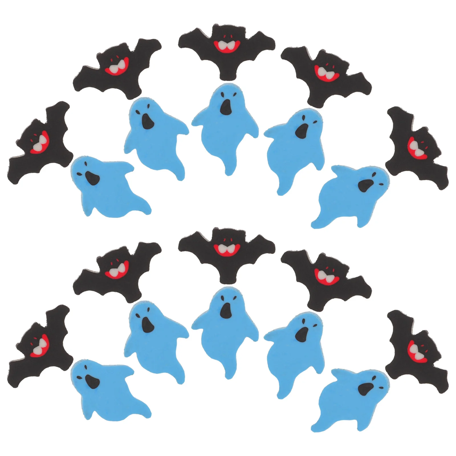 

200Pcs Halloween Mini Erasers Cute Bat Ghost Cartoon Shapes Classroom Rewards Party Favors Goody Bag Fillers School Supplies