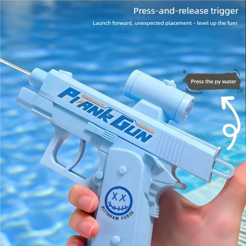 Double-Sided Prank Water Gun Toy with Reverse Water Spray, Dual Switch Press for Reverse Spraying, Fun Prank Prop for Summer Beach and Pool Parties, Interactive Funny Toy Suitable for Thanksgiving, Water Splashing Festival, Children's Day, and Birthday Gifts, Internet-Famous Creative Stress-Relief Toy, Must-Have Gift for Family Outdoor Water Fights