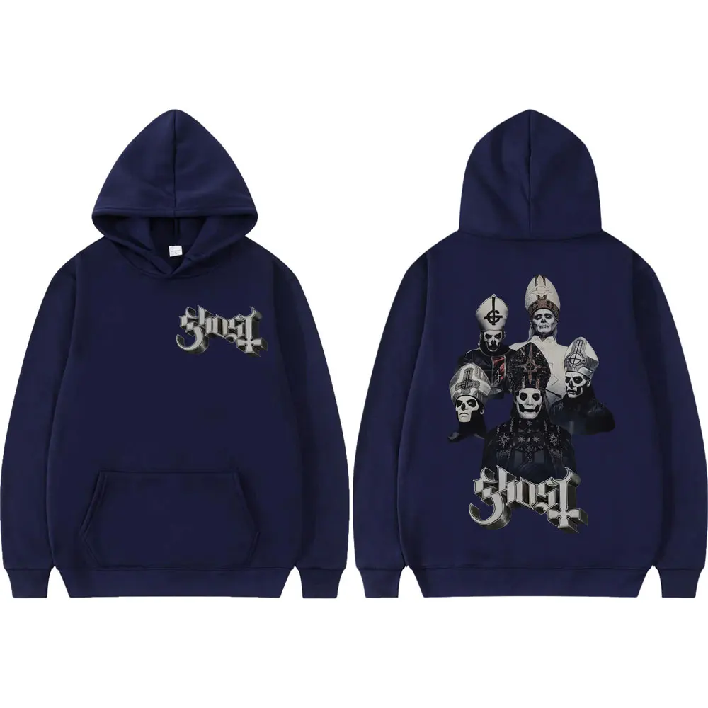 Rock Band Ghost Merch Hoodie Men Women Clothing Gothic Fashion Sweatshirts Oversized High Quality Fleece Pullovers Streetwear