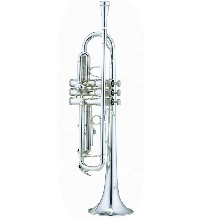 

High Grade Silver plated classic structure trumpet Wholesale Professional Musical Instrument OEM