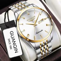 Guanqin Men's Watch Mechanical Watch Fully Automatic Waterproof Fashion Ultra Thin Business 2025 New Gift Watch