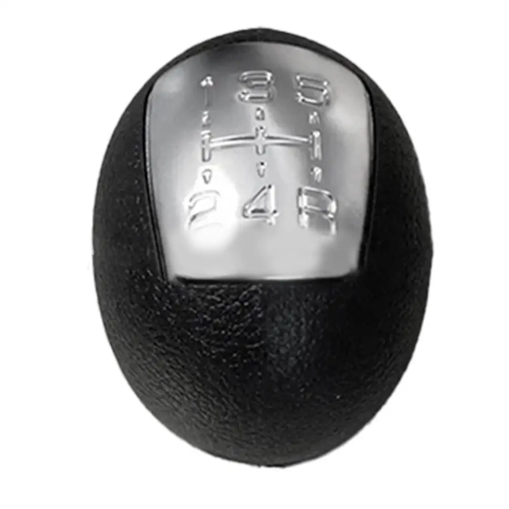 Shift Knob Accessories 5 6 Speed Knob 5 6-Speed Compatibility Sleek Black Appearance User-Friendly Installation Auto Parts