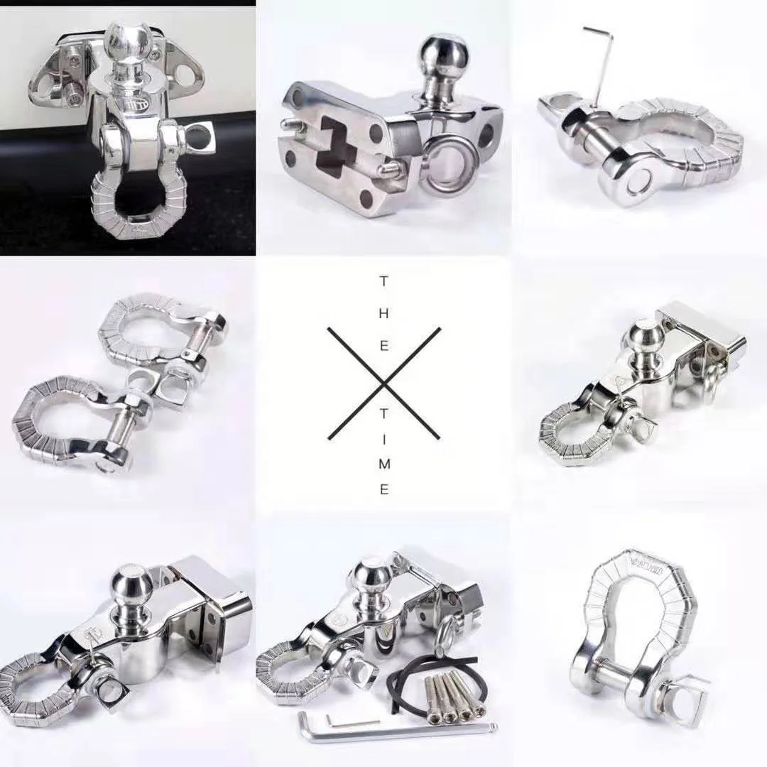 4x4 Off Road Stainless Steel Tow Hook for Hilux 4x4 Vehicle Car Towing Hook Universal Hook for Ranger - view 5