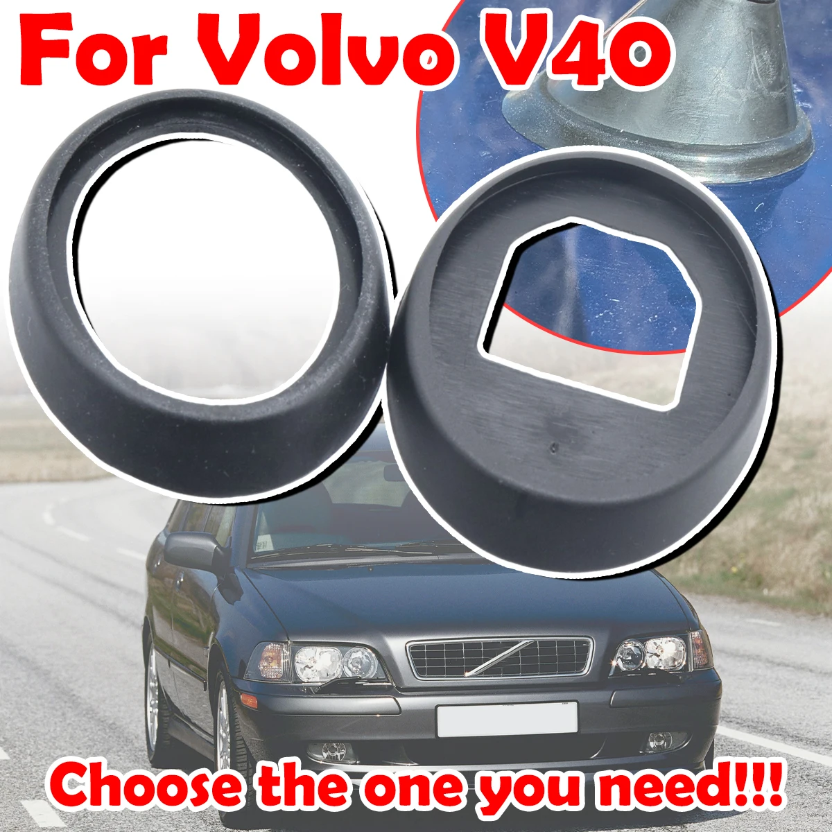 

Roof Mast Whip Aerial Antenna Base Seal Rubber Gasket Replacement part Car Accessories For Volvo V40 For Audi Fiat Renault Skoda