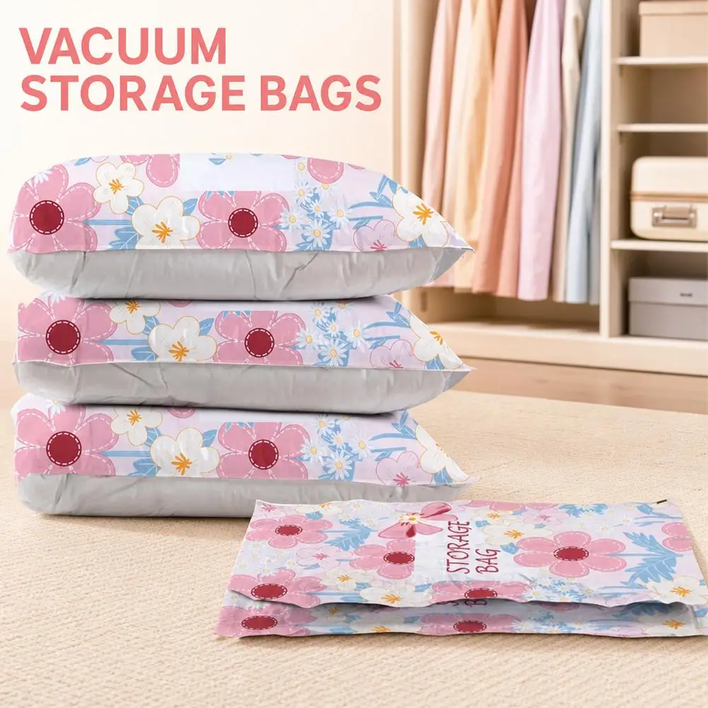 Vacuum Storage Bag Space Saver Compression For Comforters And Blankets Sealer Clothes Travel Packing Organizer