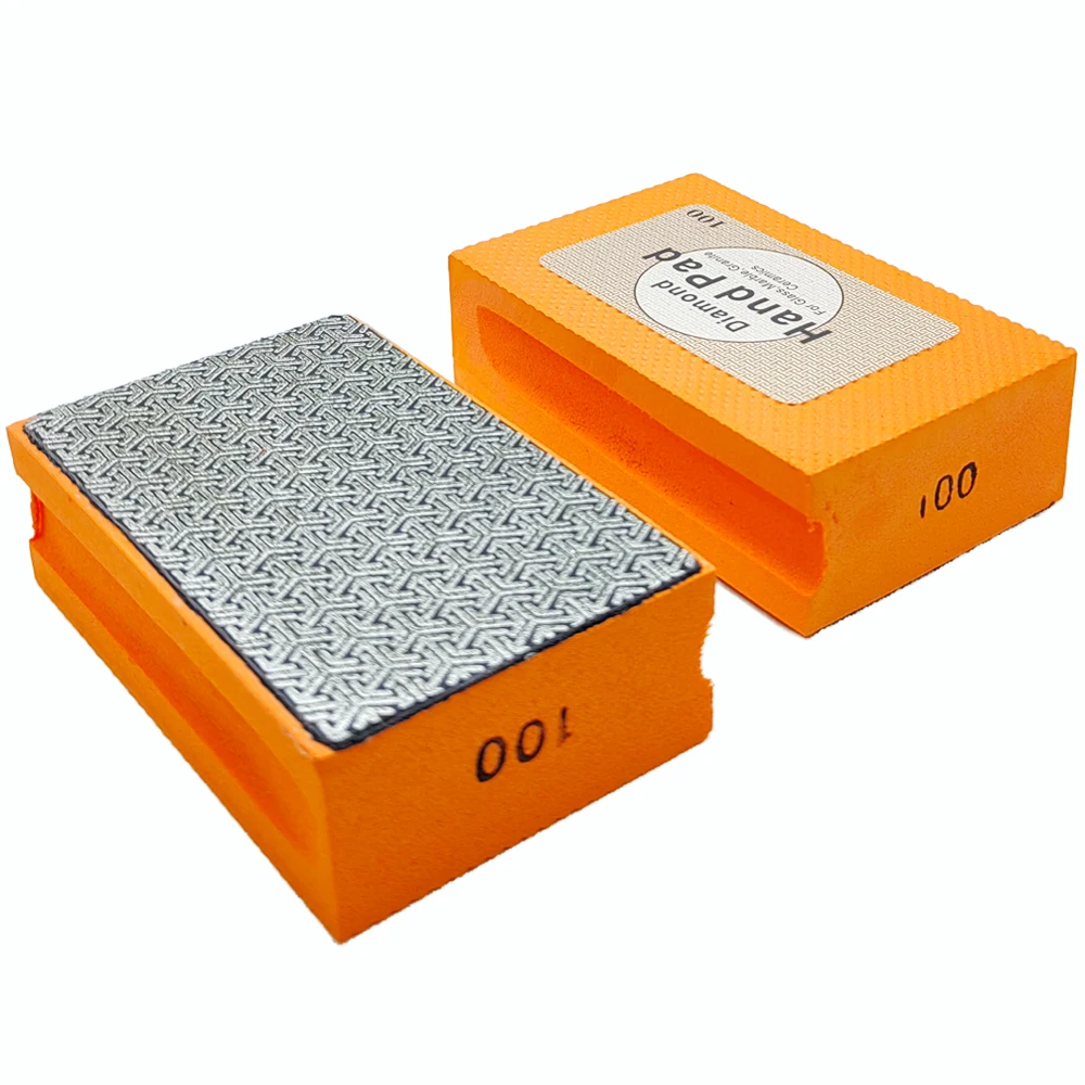 4 Pcs /Set Diamond Hand Sanding Pads For Tile Glass Abrasive Grinding Stone Marble Ceramic Abrasive Tool