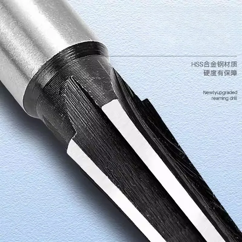 Alesatore a cono macchina per l'ingrandimento dei fori manuale lavorazione del legno perforazione smussatura artefatto punta da trapano per alesatore a spirale in metallo duro