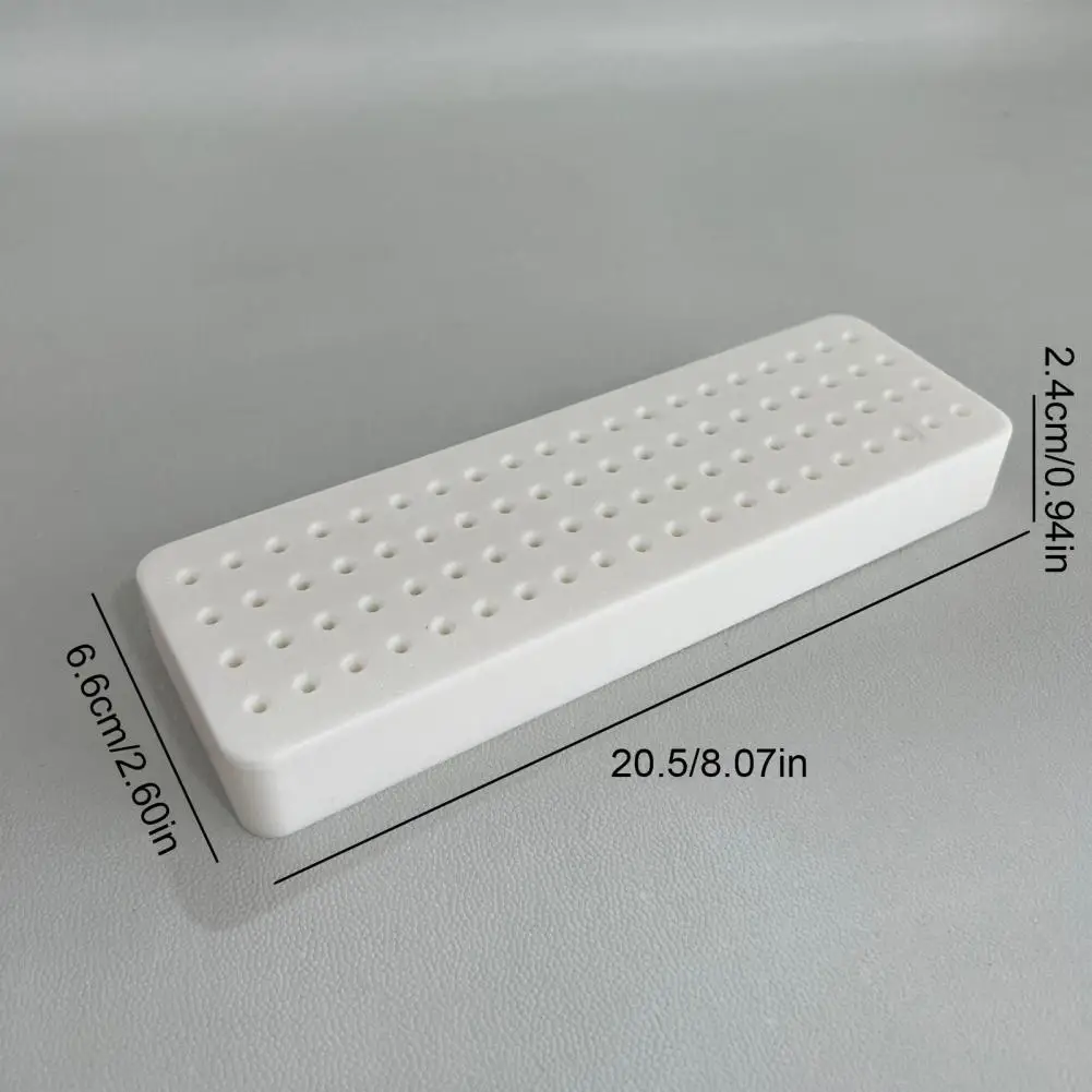 Maniküre-Werkzeug, multifunktionaler Organizer, Nagelbohrer-Halter, Organizer mit 12/80 Löchern, platzsparender Maniküre-Ausstellungsständer