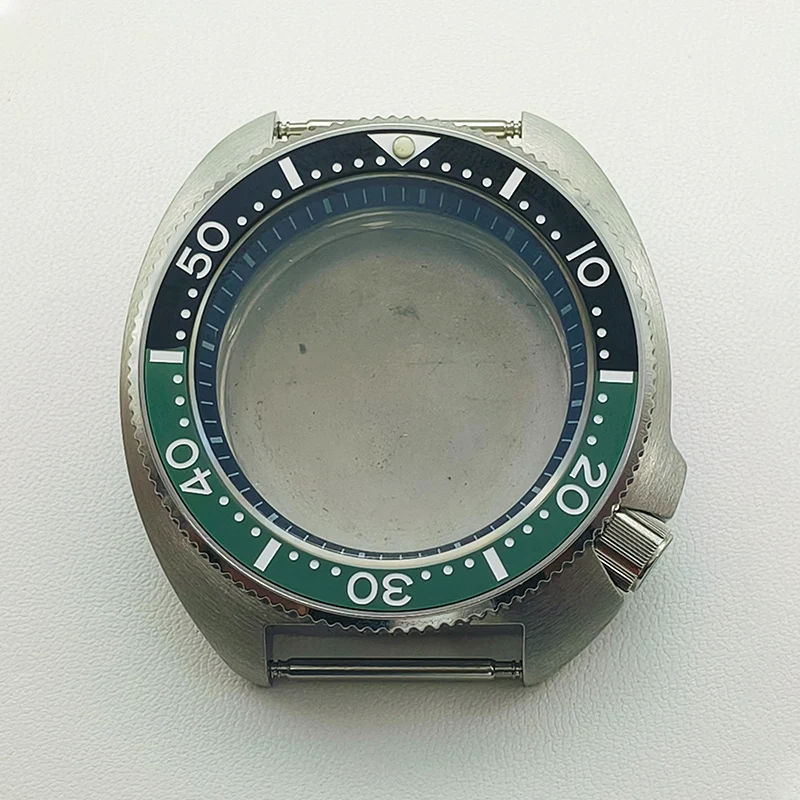 

Mod 44mm Turtle Watch Case Fashion Bezel Fit SKX 6105 6309 Turtle For NH35 NH36 4R 7S26 Automatic Movement Watch Repair Parts