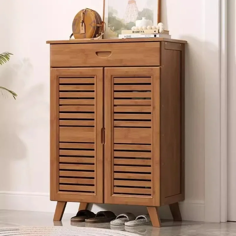 Firm Shoe Cabinet Home Entrance Entrance Hall Cabinet Corridor Locker Against Wall Entrance Cabinet Shoe Rack Factory