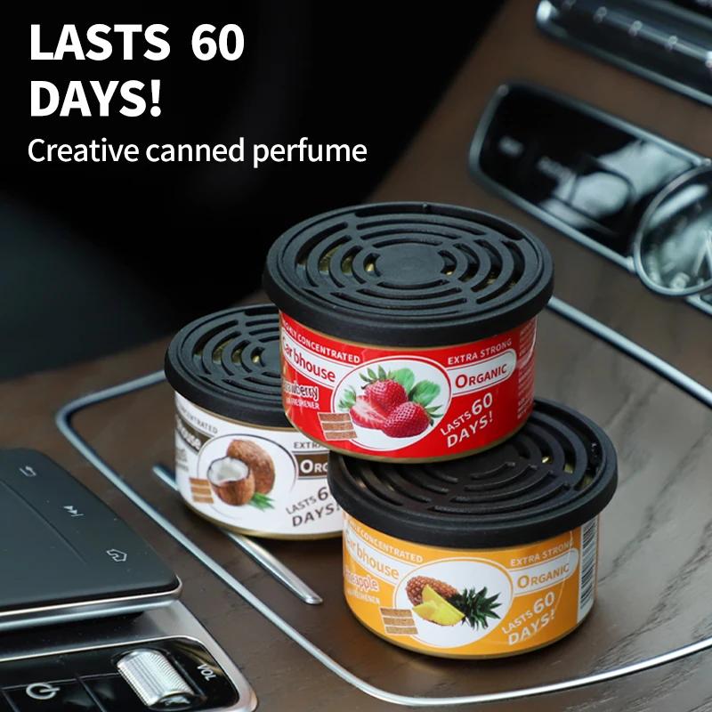 Vehicle mounted perfume, solid vehicle interior, high-grade cologne, pineapple, odor removing fragrance, durable eau de toilette image 2