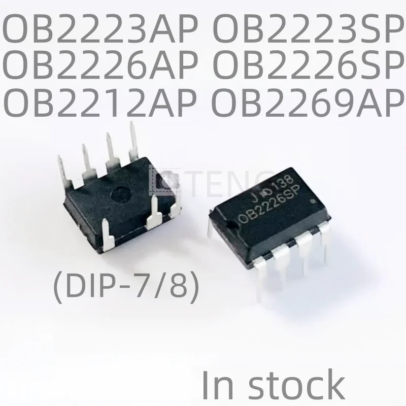 (5pcs) OB2223AP OB2223SP OB2226SP DIP-7 OB2212AP OB2273AP OB2338AP OB22263AP OB2263AP OB2269AP OB2354AP OB2358AP OB2538AP DIP-8