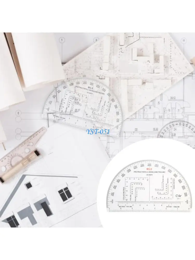 

E15A Military Coordinate Scale Map Reading and Land Navigation Scale Protractor