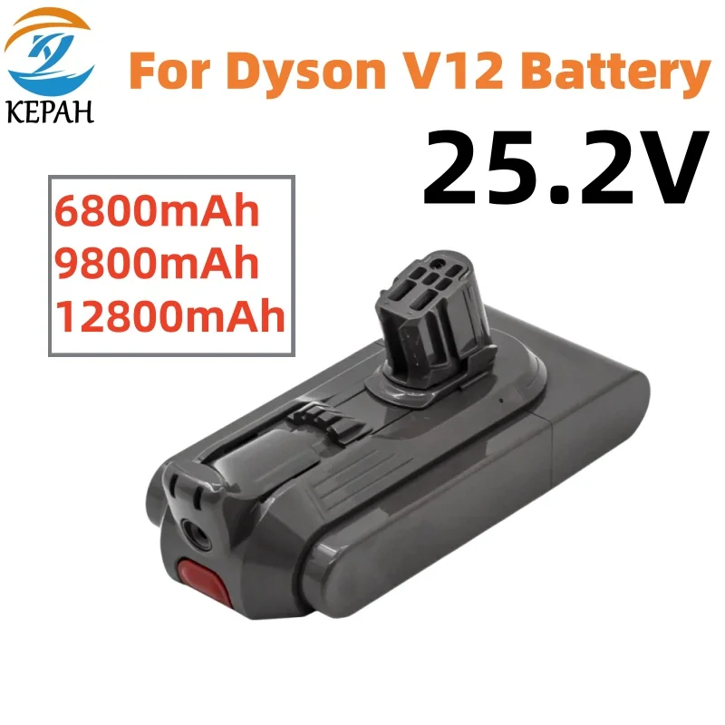 

for Dyson 25.2V V12 slim Snap-on model 25.2V 6000mAh Lithium Li-ion Vacuum Cleaner Rechargeable Battery for V12 slim SV20 SV46