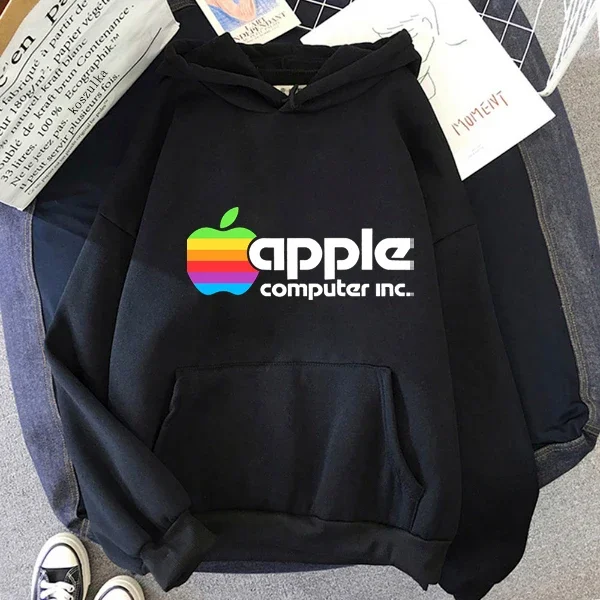 2023 Casual Street Fashion Hoodie Retro1980S Aplee Macintosh Computers Hoodie Men's Sweatshirt