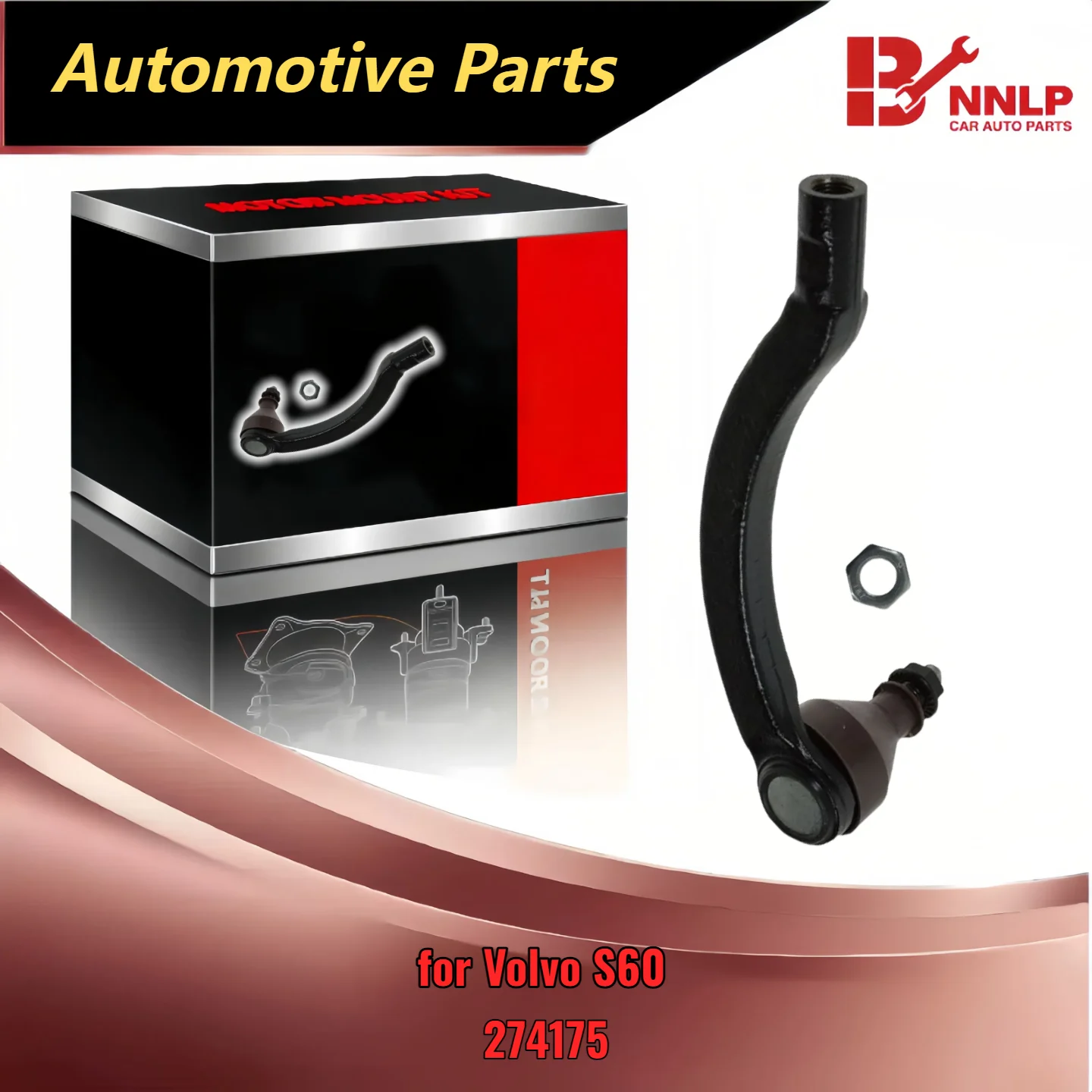 

Передняя левая внешняя рулевая тяга TRQ для Volvo S60 2001-2009 S80 2000-2006 V70 2001-2007 с 274175