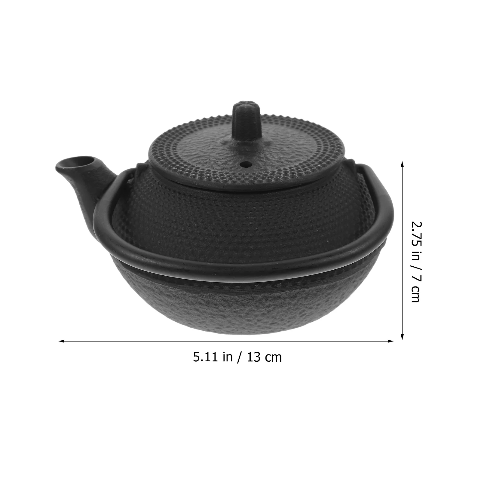 

Small Iron Teapot Chinese Style Decorative Kettle For Home Office Heat Resistant Cast Iron Tea Pot Portable Kettle For Green