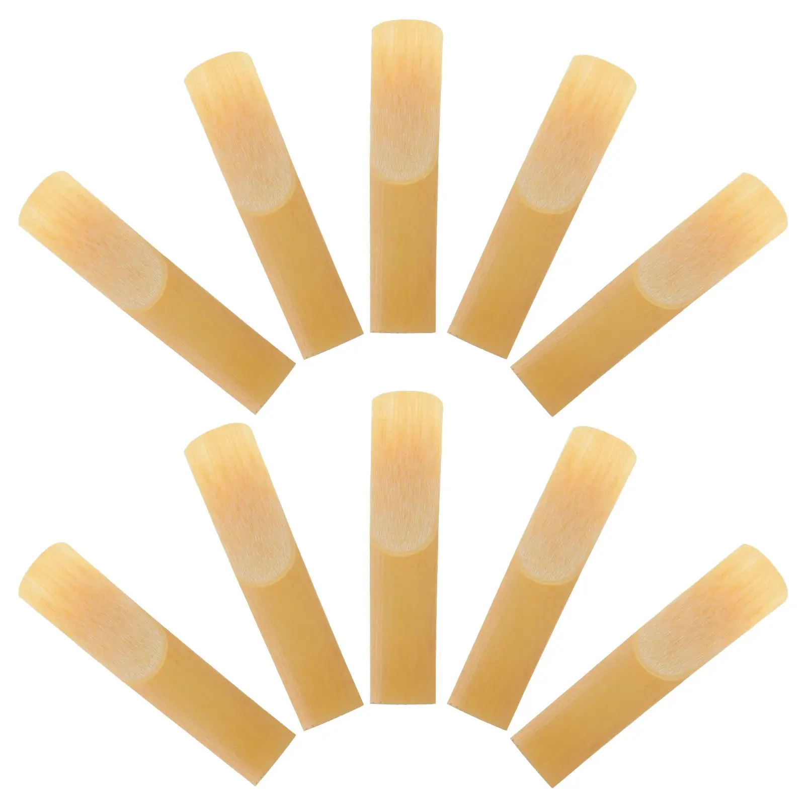 

10 Pcs Saxophone Strength 1.5 Reeds Alto Tenor Replacement Traditional Handmade Durable Musical Instrument Accessories