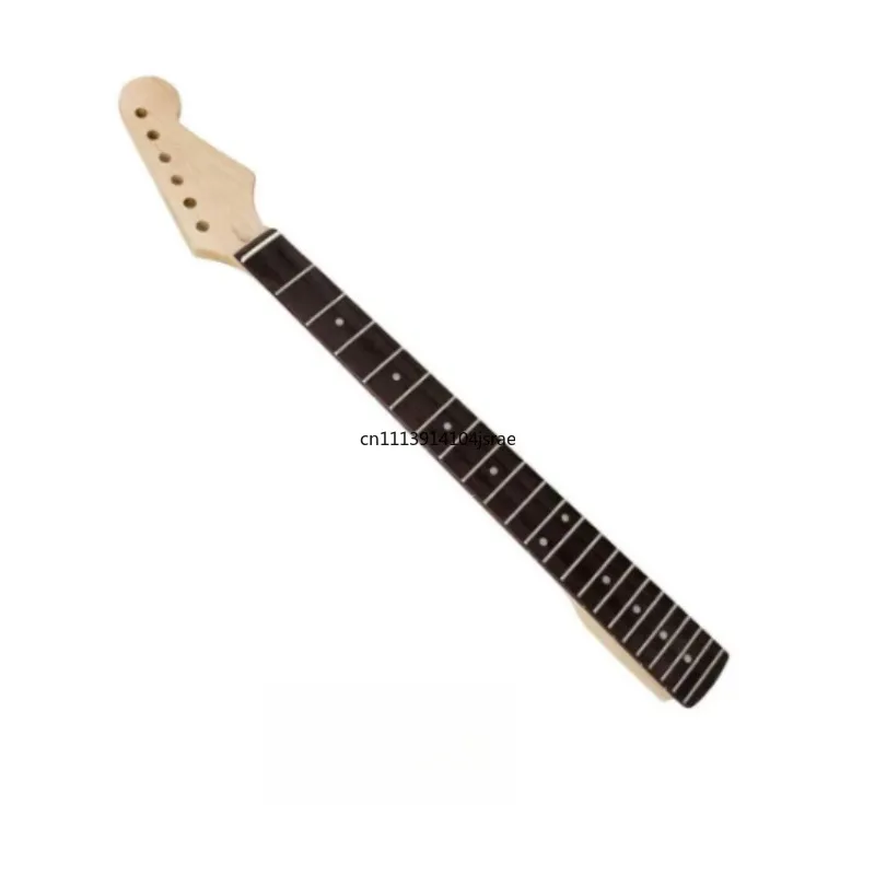 For 6‑String 22‑Fret Electric Guitar Neck Canadian Maple Neck Rosewood Fretboard Matte Finish DIY Modification Replacement Parts