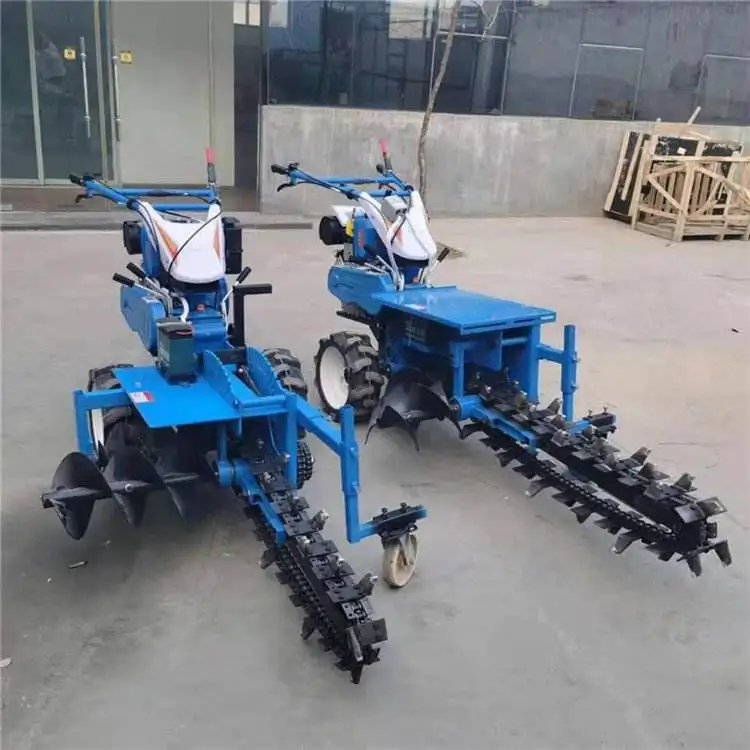 Self propelled orchard trencher, orchard drainage trencher, water pipe and cable trencher