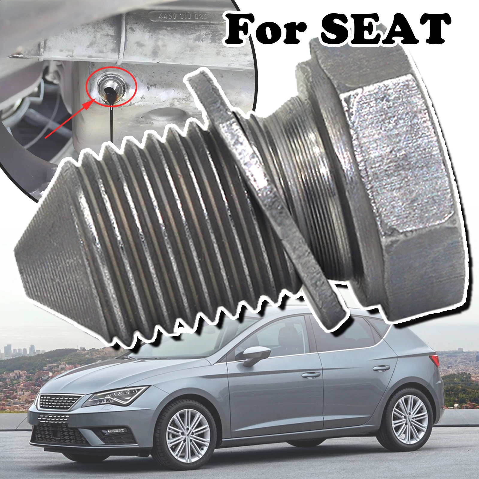 

For SEAT Ibiza 6L 6J Leon 1M 1P 5F Toledo Altea M14x1.5x22 Engine Oil Sump Pan Plug Drain Seal Washer Screw Thread N90813201