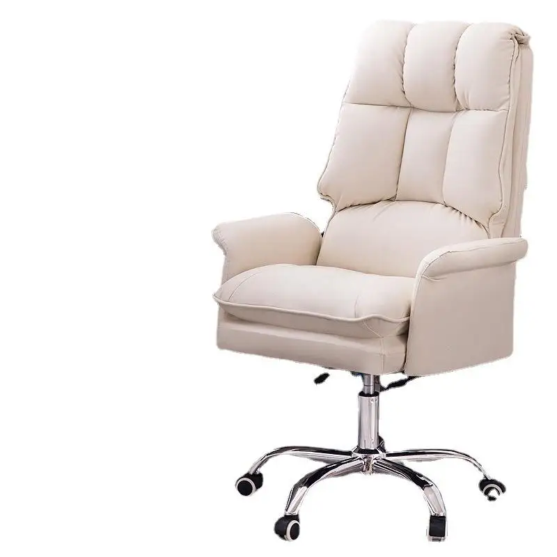 

Wholesale Simple Office Furniture Computer Soft Comfortable Chair boss Manager Pu Leather Ergonomic Office Chairs with Footrestp