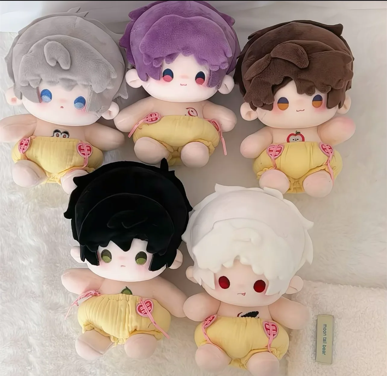 In Stock 20cm Love and Deepspace Rafayel Sylus Caleb Zayne  Stuffed Plushie Flower Pants Doll With Skeleton Ornament Anime Game