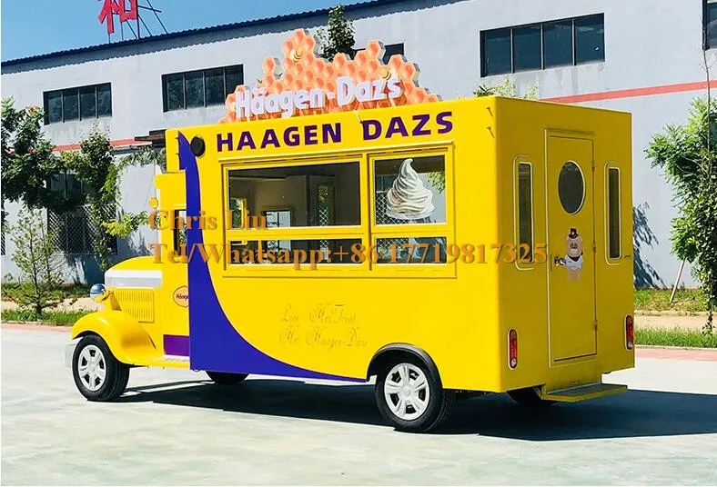 Mobile Food carts/trailer/ Ice Cream truck/snack Food Carts With Customize Equipment Food Cart