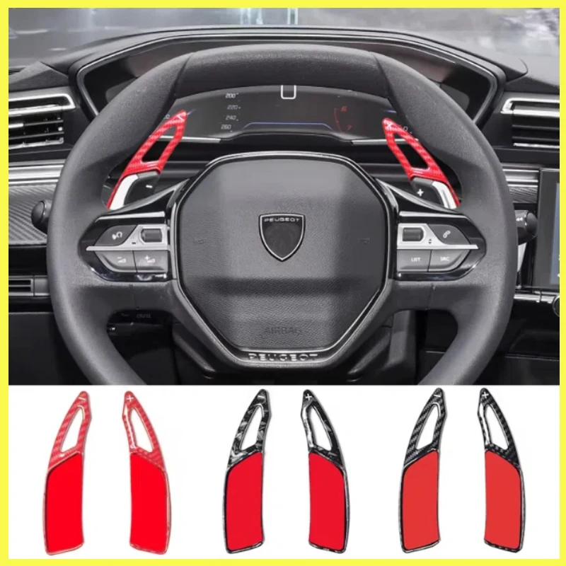 For Peugeot steering wheel paddle shift 508 2008 3008 GT 5008 208 308 GT Line accessories