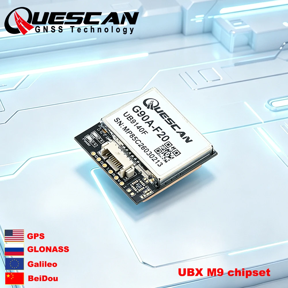 Gps Module Drone - QUESCAN G90A-F20 Ublox M9 GPS BeiDou
