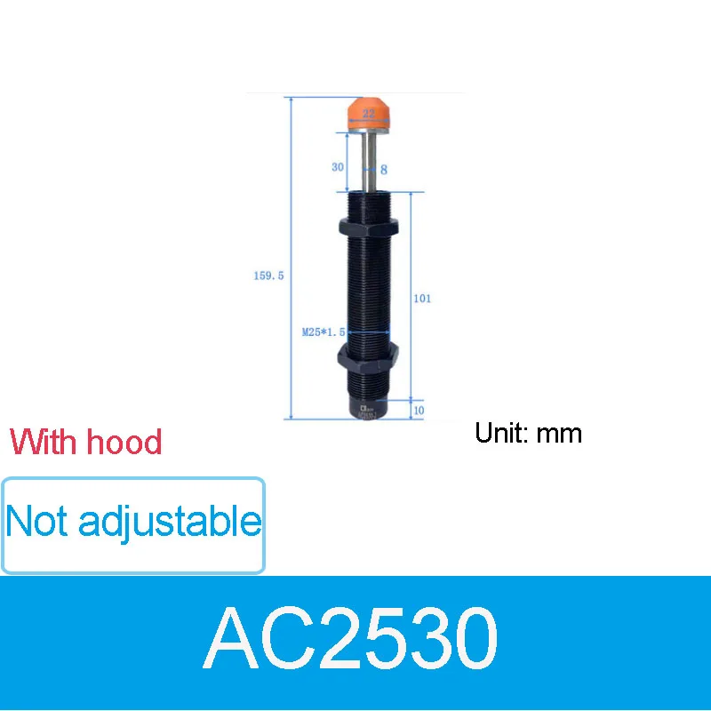 

AC2530-2 Cylinder Hydraulic Buffer Damper Manipulator - Industrial Grade Shock Absorber for Precision Control