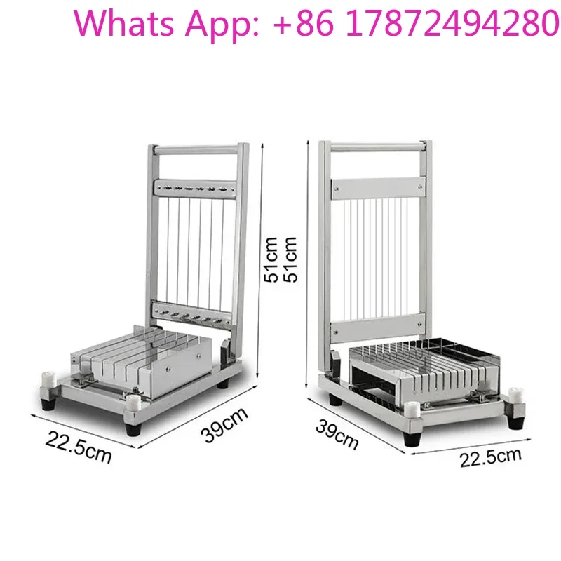 NP-340 Chocolate Cutter, Stainless Steel Soft Food Cutter, Manual Chocolate Dividing Tool, Pastry Slitting Machine