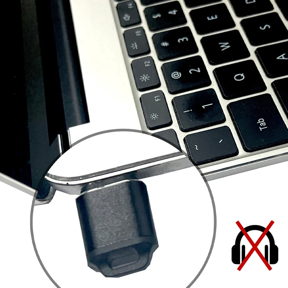 USB C MIC Blockers Lightweight Microphone Sound Security Lock Reusable Two-Way MIC Guard Blocker for Laptops Smartphones Tablets