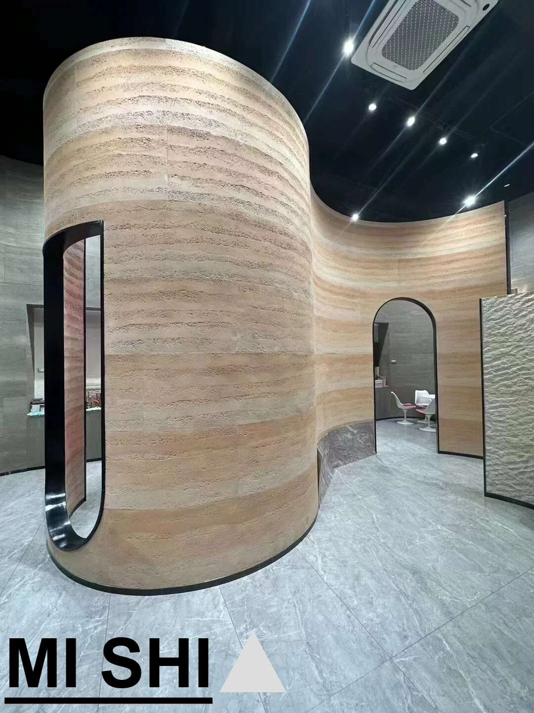 Peel and Stick Wall Covering Faux Travertine Self Adhesive Stone Wallpaper Imitation Marble Wall Decor for Living Room Bedroom