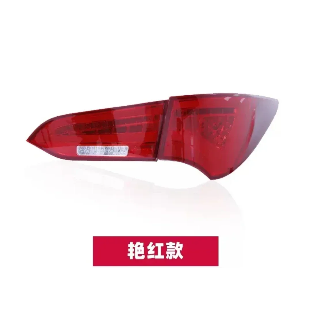 for New SantaFe IX45 2013 style upgrade Led TailLight Assembly Through Lamp Reverse Light Turn Signal Body Kit